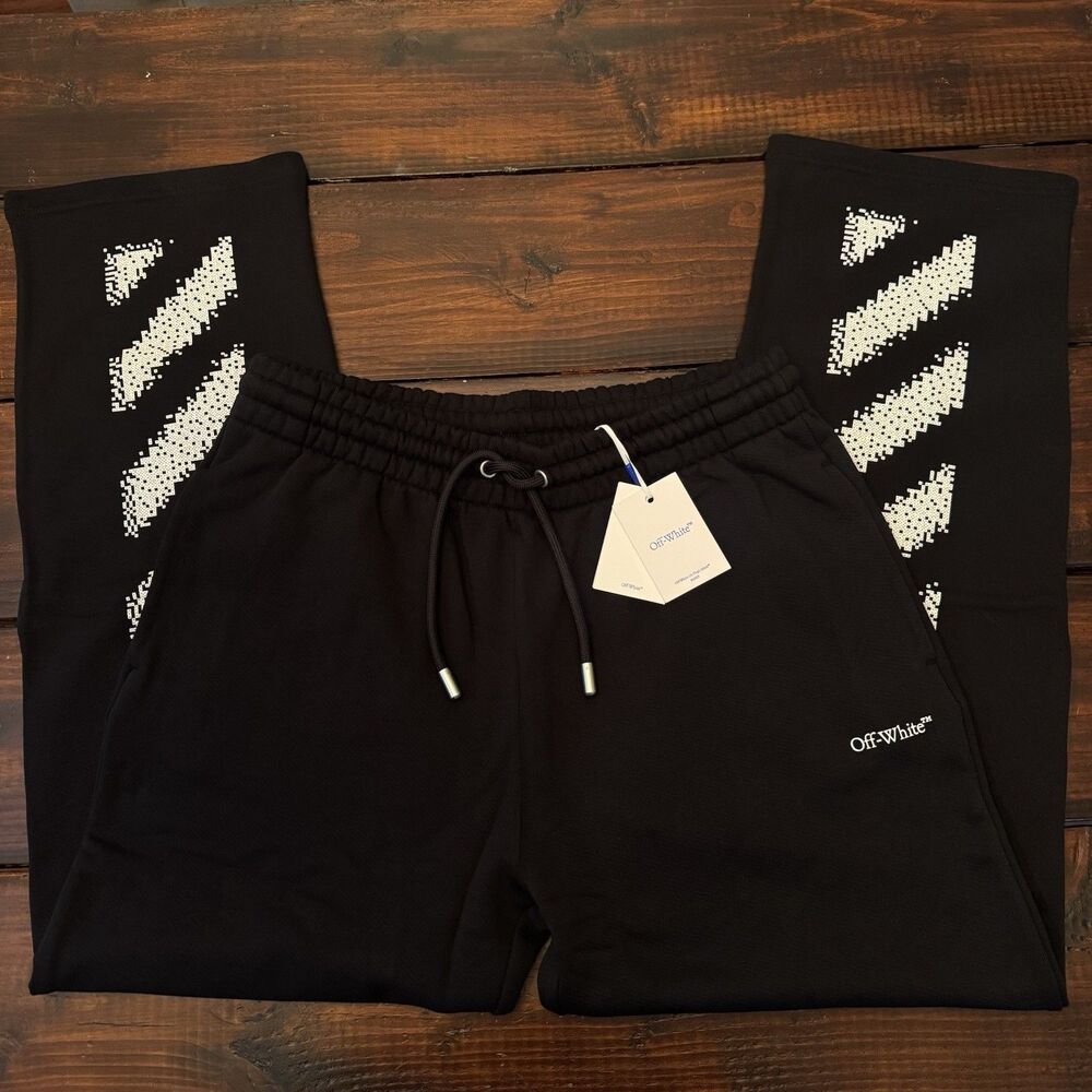 OFF-WHITE c/o Virgil Abloh Pixal Diag Sweatpants